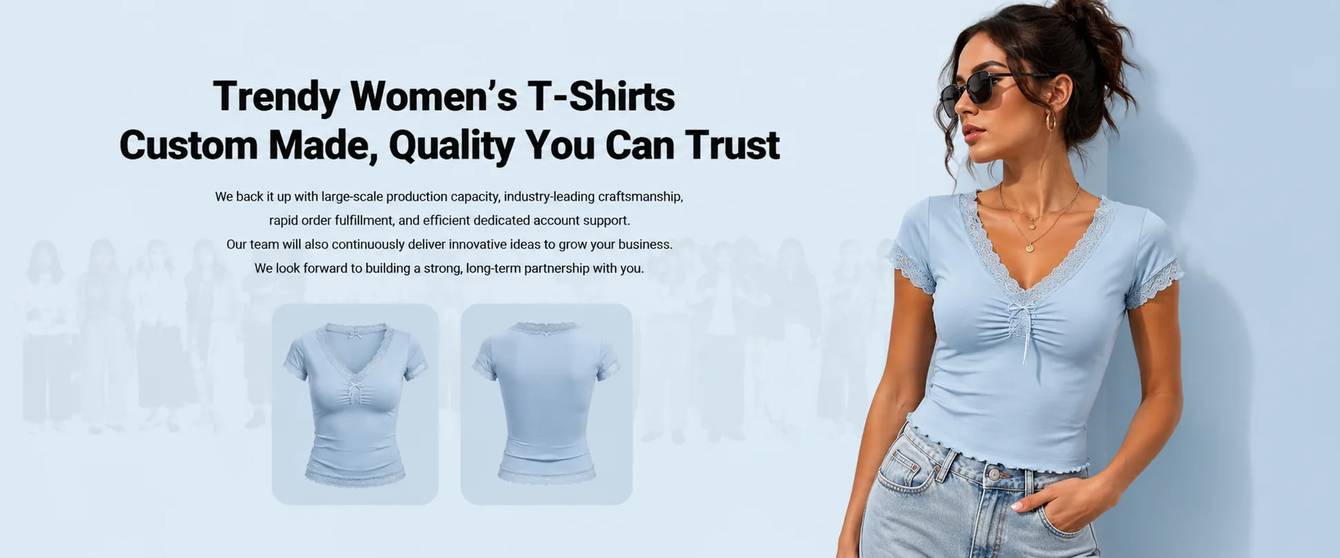Custom Women’s Apparel Manufacturer Full-package garment manufacturing services