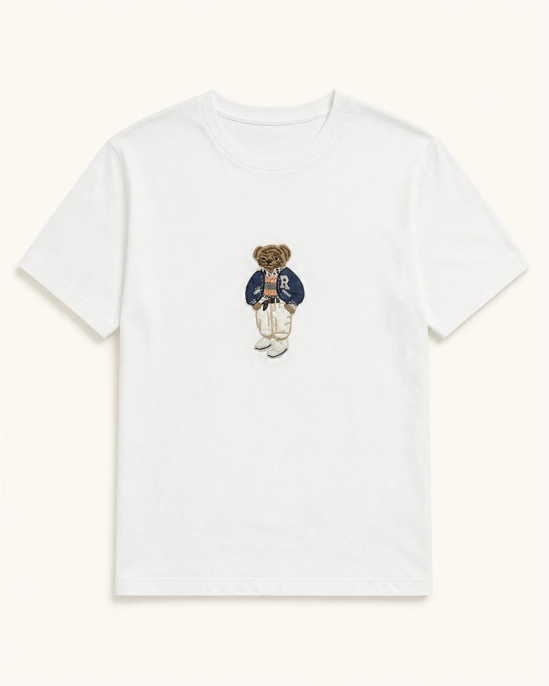 Color-development presentation for the VTTS-0023 varsity bear T-shirt