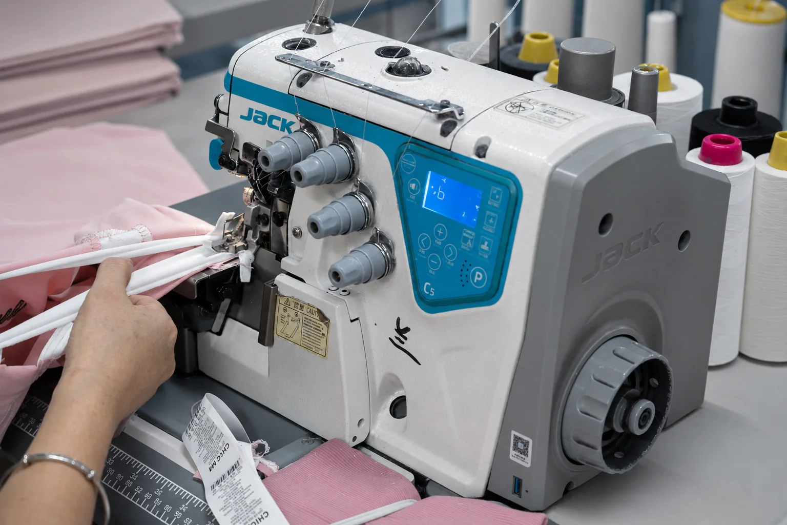 About Vanty Garment — Women’s Apparel Manufacturer Industrial overlock sewing equipment used for garment seams