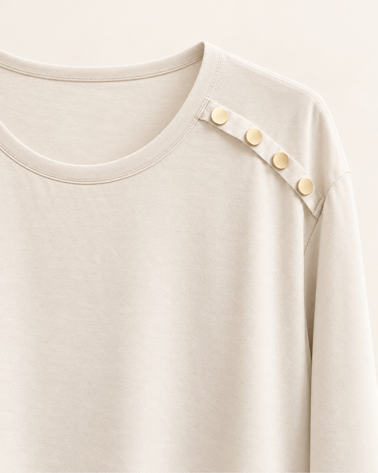 VTLS-0003 women's long-sleeve top, construction detail