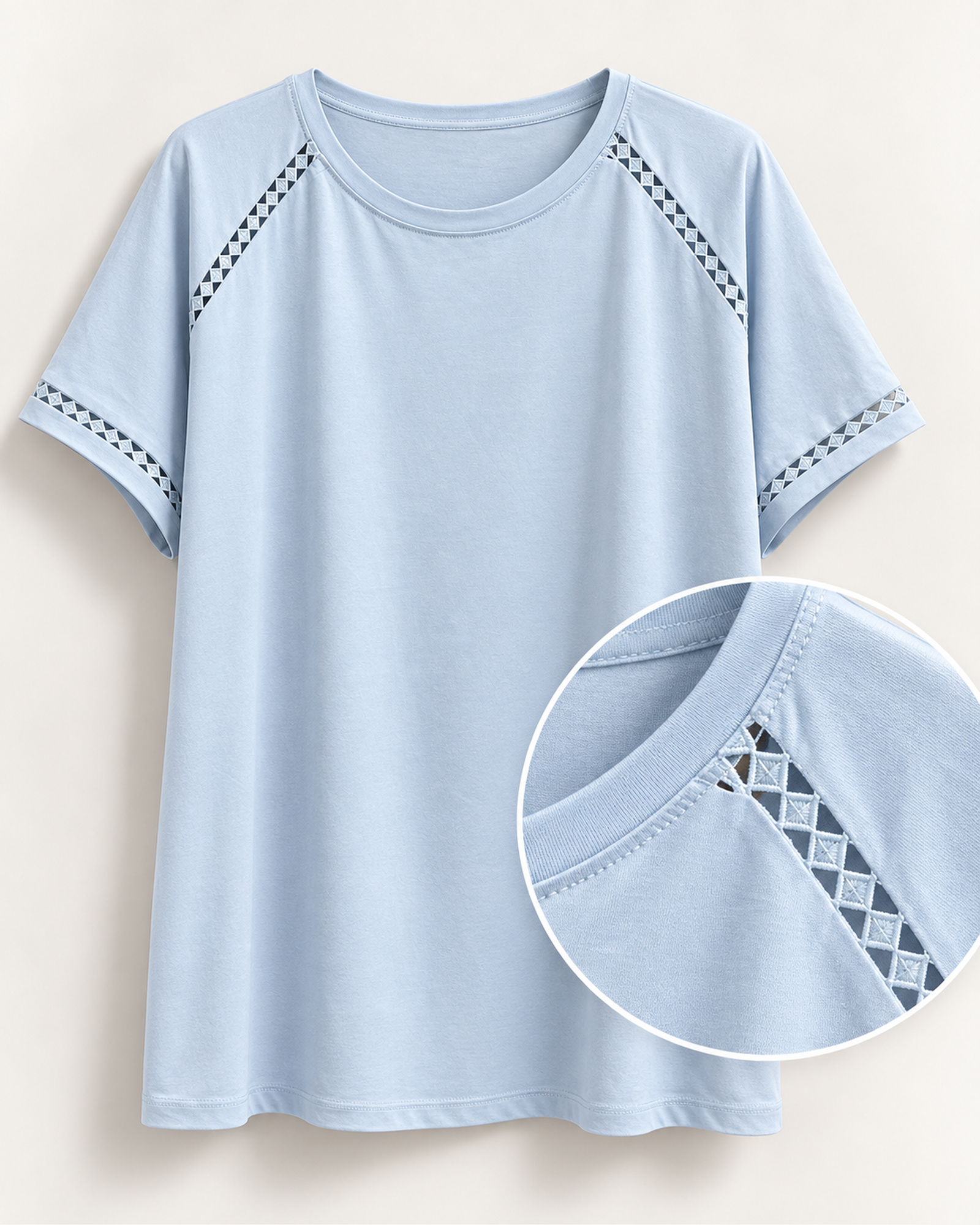 VTTS-0037 women's t-shirt, construction detail